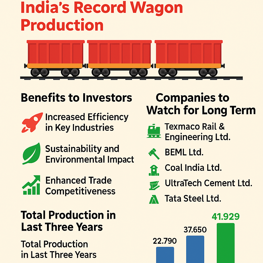 Strategic Investment Insights: Capitalizing on India's Wagon Production Milestone